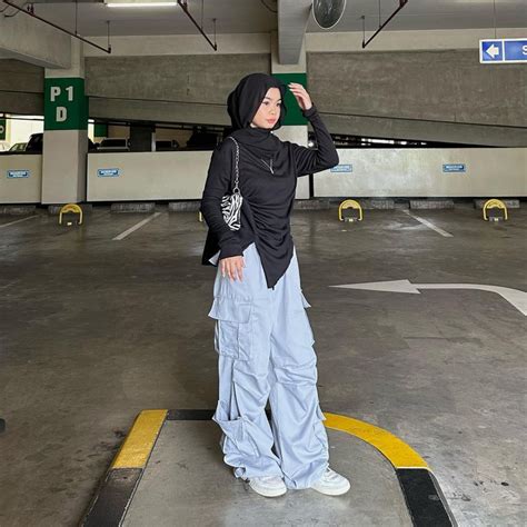 8 OOTD Hijab Cewek Mamba Ala Nola Clara Arsyi Untuk Hangout