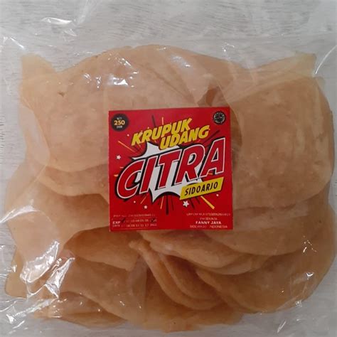 Jual Kerupuk Udang Asli Ukuran Besar Kualitas Super Citra Mentah Krupuk