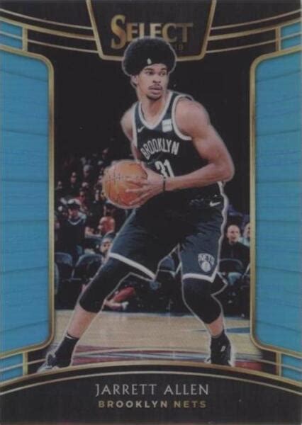 2018 19 Panini Select Concourse Light Blue Prizm 18 Jarrett Allen