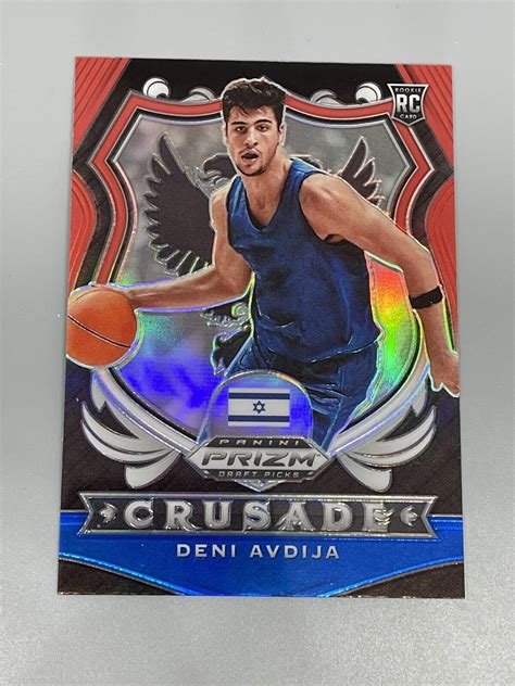 Panini Prizm Draft Picks Crusade Blue Prizm Deni Avdija