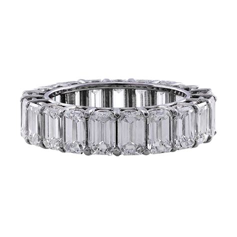 6ct Emerald Cut Diamond Eternity Band Cj Charles Jewelers