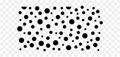 Dots Clipart Black And White - Polka Dot Clip Art - Free Transparent ...