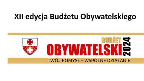 Bud Et Obywatelski Zwyci Skie Pomys Y Mieszka C W Bogaty Region