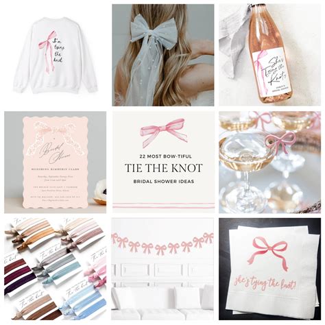 22 Bow Tiful Tie The Knot Bridal Shower Ideas