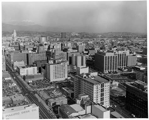 Aerial View Of Downtown Los Angeles Photograph By American Stock