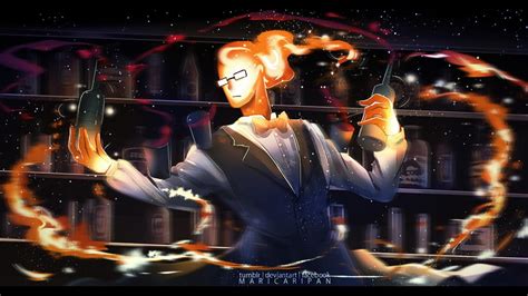 Undertale Grillby Speedpaint By Maricaripan On Deviantart