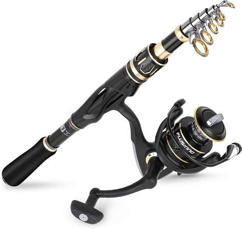 Plusinno Fishing Rod And Reel Combos Set Telescopic Fishing Pole With