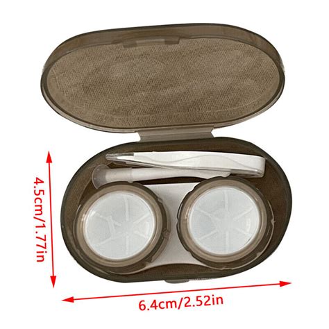 Simple Clear Contact Lens Case Student Portable Myopia Contact Lens