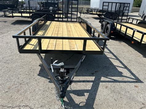 2024 Carry On 6 X 16 Ft Dual Axle Utility Trailer Tube Top With Ramp Gate Trailers For Sale