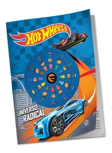 30 Livros Infantil Magia Das Cores Hot Wheels Colorir 12 Giz Atacado Frete grátis