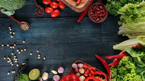 Fondos De Pantalla Comida Vegetales Tomates Ensalada Pimienta