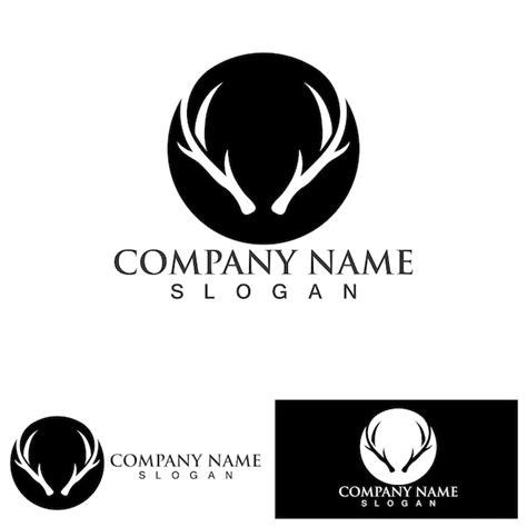 Premium Vector Deer Antlers Logo Template Illustration Design