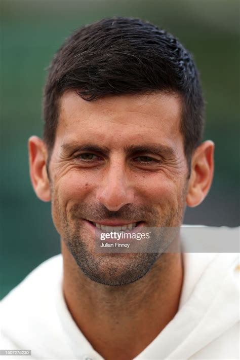 Novak Djokovic Of Serbia Speaks To The Media Ahead Of The News Photo