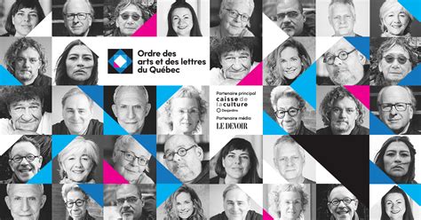 Ordre Des Arts Et Des Lettres Du Québec Conseil Des Arts Et Des