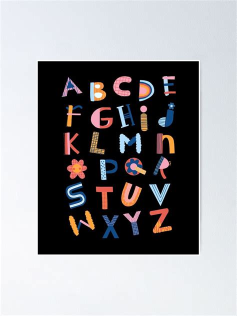 Alphabet Lore Letters A Z Poster For Sale By Esheriif Redbubble