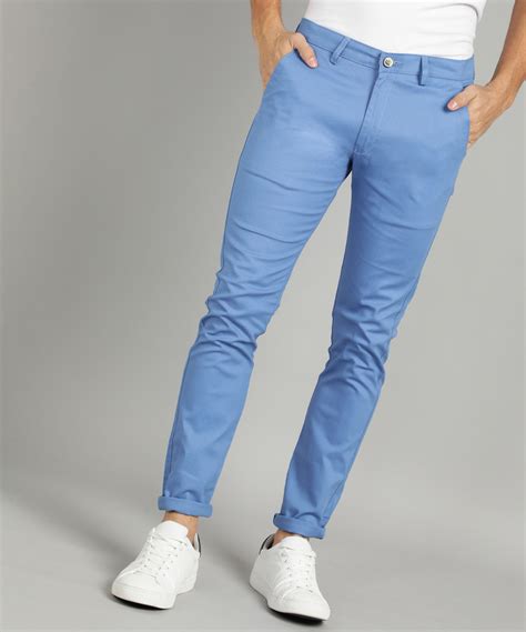 Light Blue Pants Outfit Men
