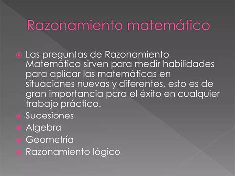 Razonamiento numérico verbal y abstracto PPT