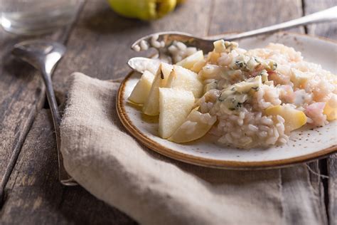 Receita Risoto De Pera Gorgonzola