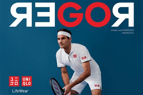 Buy Roger Federer Logo Uniqlo In Stock