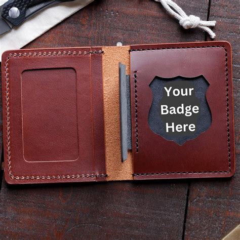 The Holster Custom Police Badge Wallet - Etsy