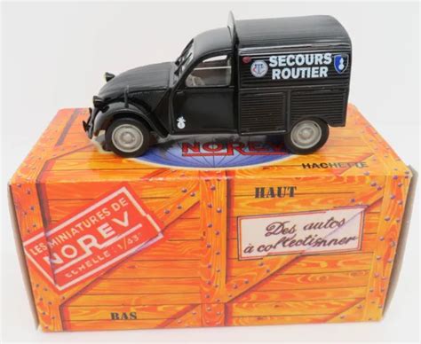 Norev Hachette Citroen Cv Azu Police Secours Routier Eur