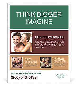 Couple Embracing In The Nude With Joyous Expressions Poster Template Design ID 0000083863