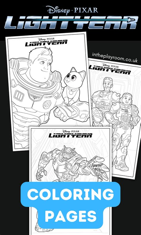 Free Printable Lightyear Coloring In The Playroom