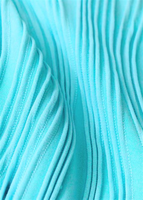 Mid Waisted Patchwork Cyan Bikini Set Modlily USD