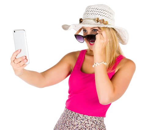 Woman Taking A Selfie Free Stock Photo Public Domain Pictures