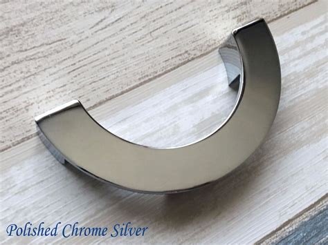 Matt Black Half Circle Cabinet Pull Handles Etsy