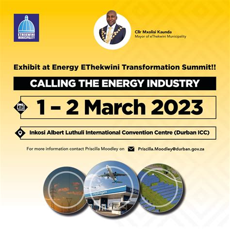 Ethekwini Municipality On Twitter Energy Transformation Summit The