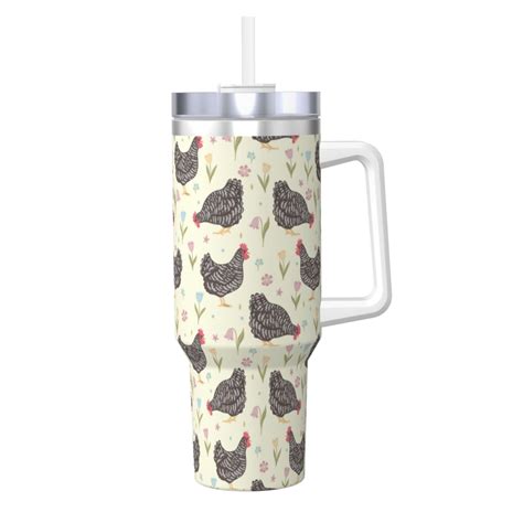 Rocae Funny Chicken For Oz Ice Bully With Handle Keeps Drinks Hot Or Cold For Hours Walmart