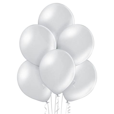 25 Ballons Premium Argent Métal Ballon De Baudruche Pas Cher Fête En