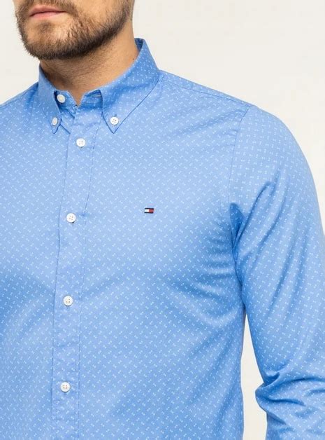 Koszula męska Tommy Hilfiger Slim Fit Blue Dewear pl