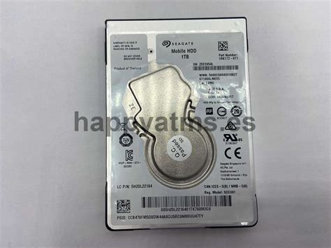happyatms.es Seagate 1TB SATA 2.5" Hard Drive 5400RPM PN: ST1000LM035