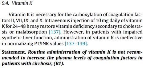 Should Patients With Chronic Liver Diseasecirrhosis And Elevated Inr