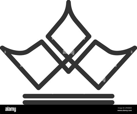 icône du modèle de logo crown Illustration identité de la marque