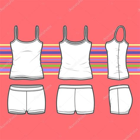 Lingerie Set Stock Vector Aunaauna