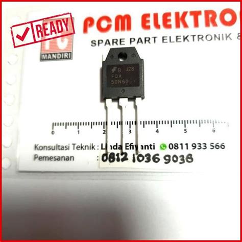 Jual Transistor Mosfet Fqa N Fqa N Kw Pcmel Murah