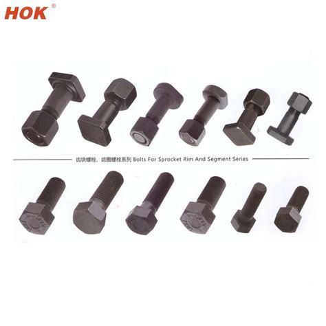 China Segment Bolt Nut Sprocket Bolt Nut Struck Bolt Truck Bolt