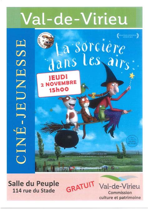 Cin Jeunesse La Sorciere Dans Les Airs Commune De Val De Virieu