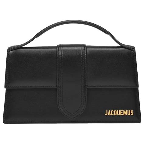 Jacquemus Sac Le Grand Bambino En Cuir Noir Ref Joli Closet