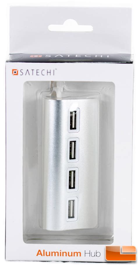 Satechi Premium 4 Port Aluminum USB 2.0 Hub Review - Legit Reviews