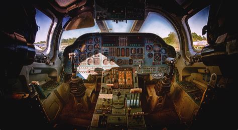 Free download | HD wallpaper: cockpit, aircraft, vehicle, Tupolew Tu ...