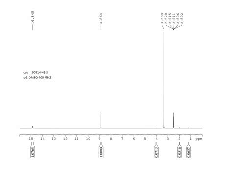 Bromo Chloro H Pyrazolo D Pyrimidine H Nmr Spectrum