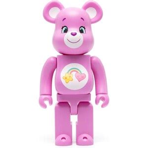 Medicom Toy X Care Bears Bestfriend Bear Be Rbrick Figure Purple