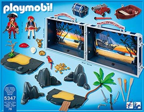 Jouet Playmobil Valise Ile Au Tr Sor Des Pirates Media Land Fr