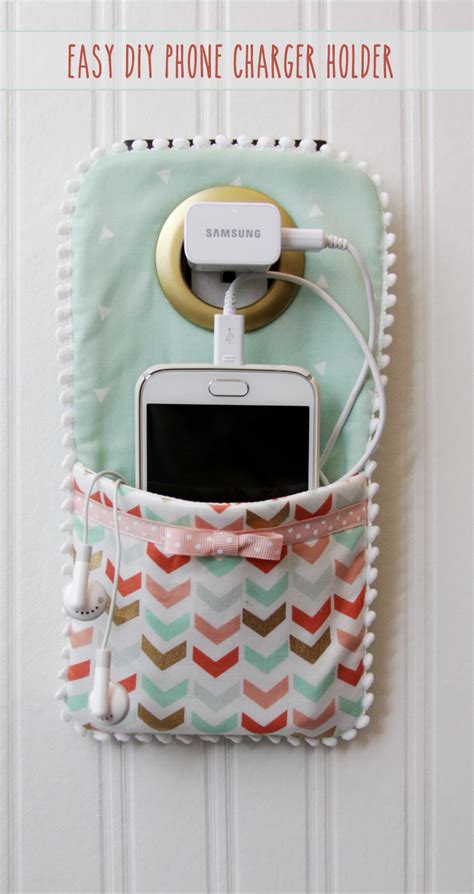 Easy DIY Phone Charger Holder