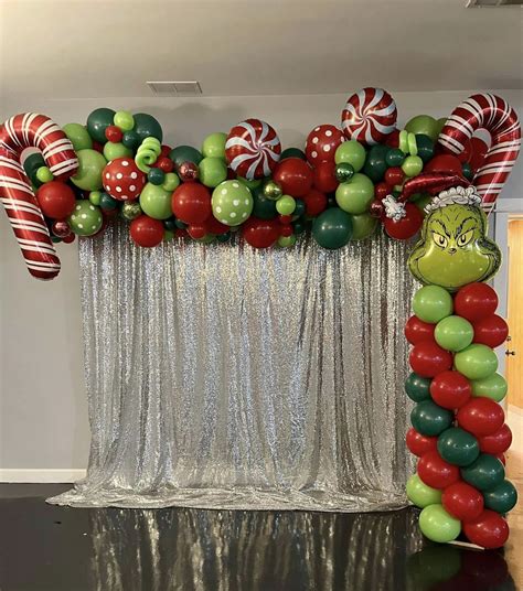 Christmas balloon garland – Artofit