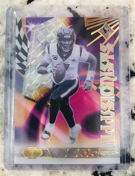 Cj Stroud Panini Illusions Illusionists Mosaic Ssp Case Hit Rc